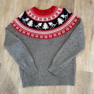 American Eagle Fair Isle Winter Sweater